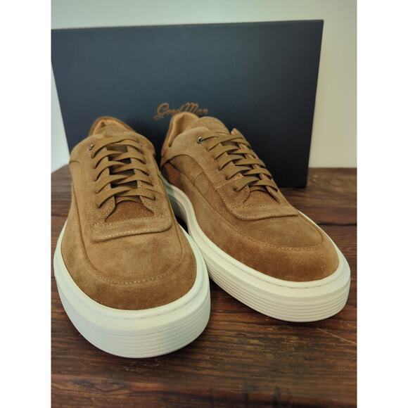 Good Man Brand Modern London Sneakers Snuff Brown Italian Suede Men's Size 9 - Picture 5 of 9